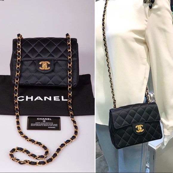 CHANEL Handbags - Chanel Satin shoulder crossbody bag